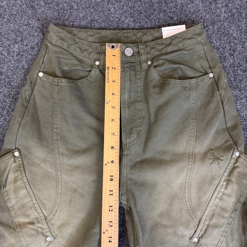 Nike Jordan X Travis Scott Khaki Cargo Pants Womens Size 0 FD9119-325 NWT - Picture 12 of 13